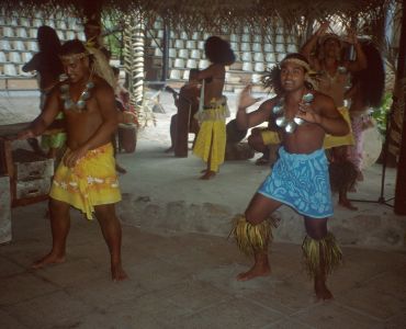 Polynésské tance na ostrově Moorea